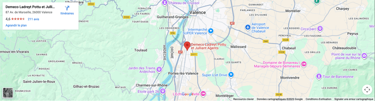 Localisation Ladreyt Valence