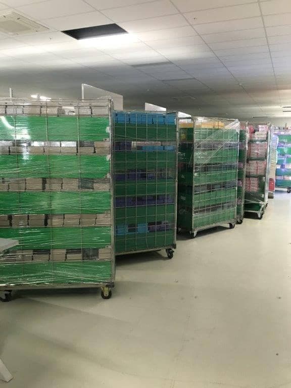 Office equipment transfer with trolley — LADREYT Valence, France
