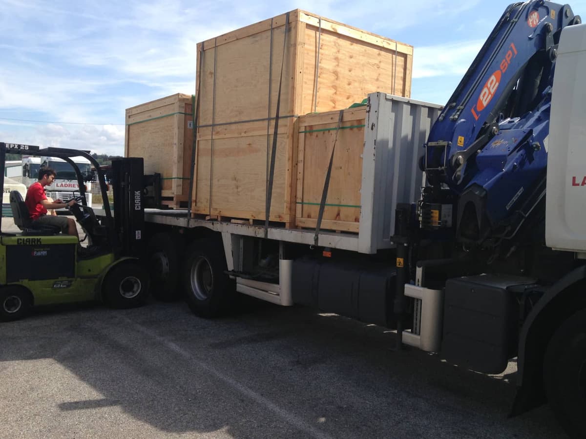 Industrial equipment transfer — LADREYT Valence, Drôme Ardèche